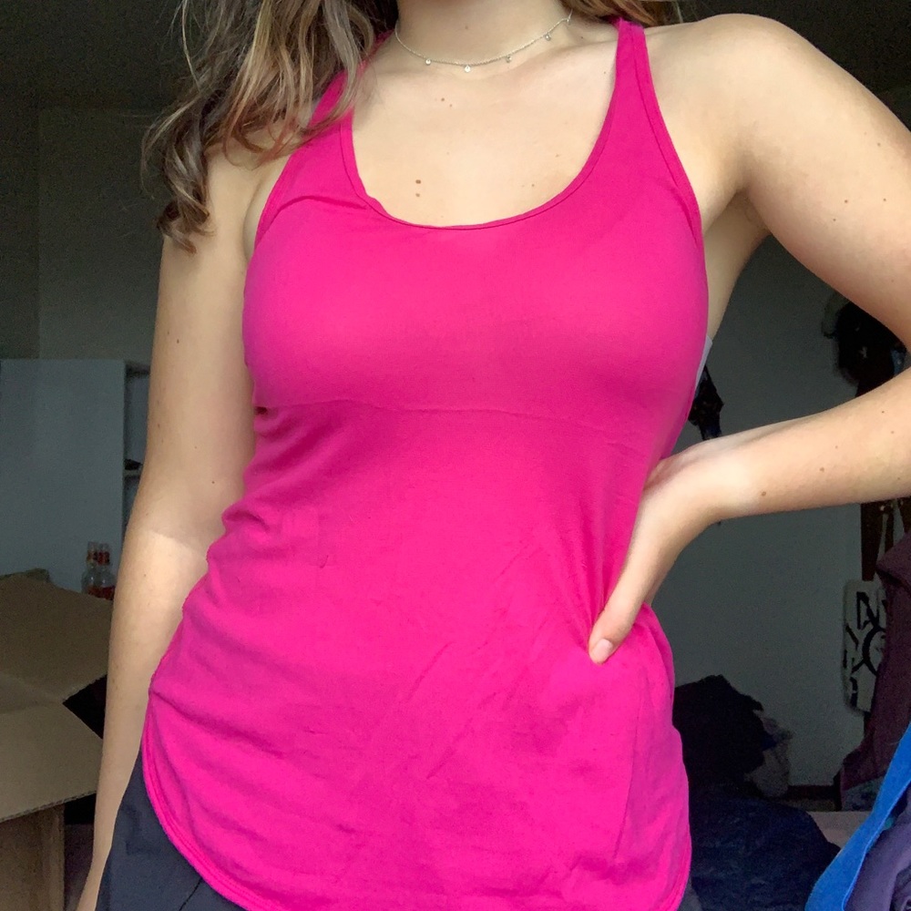 Pink Lululemon Tank